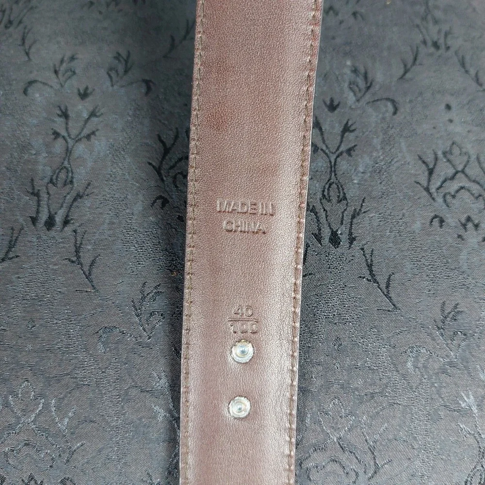 POLO Ralph Lauren MEN Dark BROWN‎ LEATHER Size 40